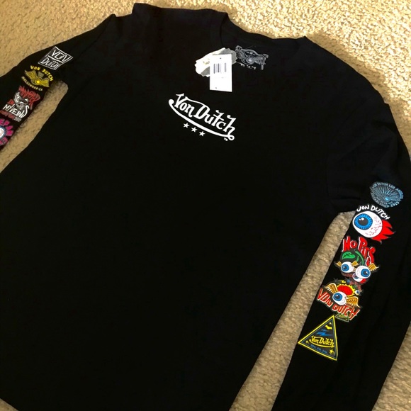 Von Dutch Other - Von Dutch Men’s Grafitti long sleeve T-shirt